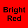 bright red
